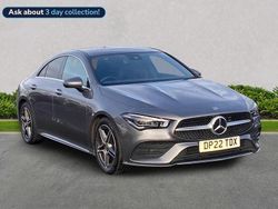 Grey Used 2022 Mercedes CLA220 AMG Line Premium Plus Sedan | £24,408 (Good price)