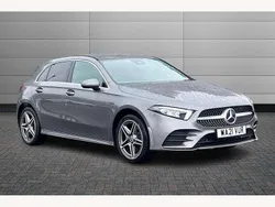 Mountain grey Used 2021 Mercedes A250 AMG line Hatchback | £19,995 (Good price)