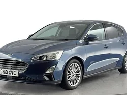 Blue Used 2019 Ford Focus Titanium X Hatchback | £11,480 (A bit pricey)