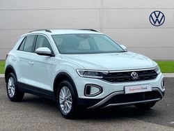White Used 2022 VW T-Roc Life SUV | £16,999 (Fair price)
