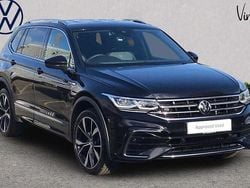 Black Used 2023 VW Tiguan Allspace R-line SUV | £28,397 (Fair price)