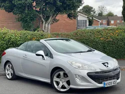 Silver Used 2009 Peugeot 308 CC Cabriolet | £2,375 (Expensive)