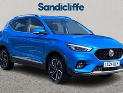 Metallic pimlico blue Used 2022 MG ZS Exclusive Sedan | £14,090 (Fair price)