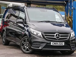 Black Used 2019 Mercedes V250 AMG line MPV | £36,991 (Fair price)