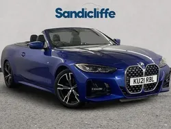 Blue Used 2021 BMW 420 M Sport Cabriolet | £28,995 (Fair price)