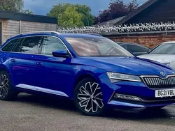Blue Used 2021 Skoda Superb LAURIN & KLEMENT Estate | £13,900 (Fair price)
