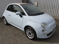 Blue Used 2010 Fiat 500 Lounge Cabriolet | £3,690 (Fair price)