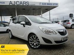 White Used 2012 Vauxhall Meriva Edition MPV | £2,995 (Fair price)