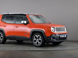 Orange/black Used 2017 Jeep Renegade Limited SUV | £8,698 (Fair price)