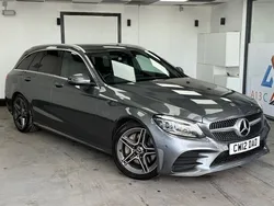 Grey Used 2019 Mercedes C300 AMG line Estate | £18,995 (Super price)