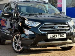 Black Used 2019 Ford Ecosport Titanium SUV | £12,450 (Fair price)