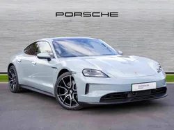 Shade green metallic New 2024 Porsche Taycan Sedan | £78,850 (Fair price)