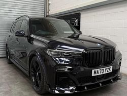 Black Used 2020 BMW X7 M Sport SUV | £51,989 (Fair price)