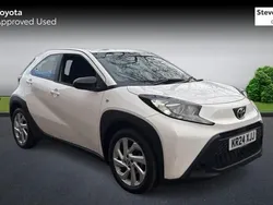 White Used 2024 Toyota Aygo PURE Hatchback | £12,339 (Fair price)