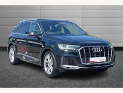 Black Used 2021 Audi Q7 S-Line SUV | £36,650 (Fair price)