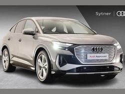 Grey New 2025 Audi Q4 Sportback e-tron S-Line SUV | £38,250