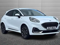 Frozen white Used 2022 Ford Puma ST-Line Hatchback | £18,500 (Fair price)