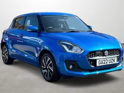 Blue Used 2022 Suzuki Swift SZ5 Hatchback | £13,495 (A bit pricey)