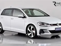 White silver Used 2018 VW Golf VII GTI Hatchback | £17,120 (Good price)