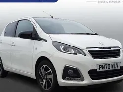 White Used 2020 Peugeot 108 Allure Hatchback | £8,407 (Fair price)