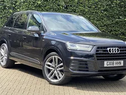 Black Used 2018 Audi Q7 S-Line SUV | £25,799 (Good price)
