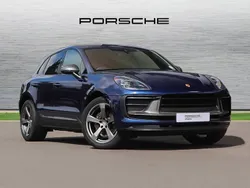 Gentian blue metallic Used 2023 Porsche Macan SUV | £60,500 (Expensive)