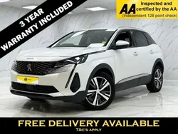 White Used 2021 Peugeot 3008 Allure Premium SUV | £15,045 (Fair price)