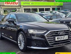Black Used 2021 Audi A8 S-Line Sedan | £28,999 (Fair price)