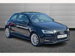 Black Used 2017 Audi A1 S-Line Hatchback | £9,390 (Fair price)