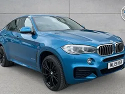 Blue Used 2019 BMW X6 M Sport SUV | £26,990 (Fair price)
