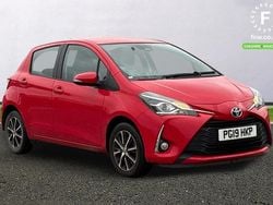 Red Used 2019 Toyota Yaris Hatchback | £10,799 (Fair price)