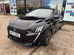 Black Used 2021 Peugeot e-208 GT Hatchback | £14,000 (A bit pricey)