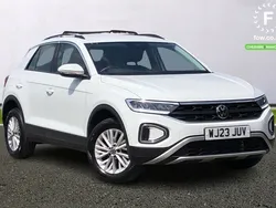 White Used 2023 VW T-Roc Life SUV | £20,999 (Good price)
