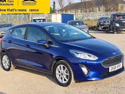 Blue Used 2018 Ford Fiesta Zetec Hatchback | £10,880 (Good price)