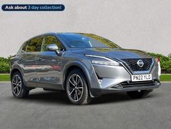 Silver Used 2022 Nissan Qashqai Tekna SUV | £22,395 (Expensive)