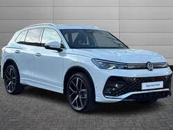 White New 2025 VW Tiguan R-line SUV | £40,640 (Expensive)