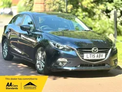 Blue Used 2015 Mazda 3 Hatchback | £4,295 (Good price)