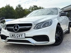 White Used 2015 Mercedes E63 AMG AMG Sedan | £26,995