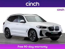 White Used 2022 BMW iX3 M Sport SUV | £25,349 (Good price)
