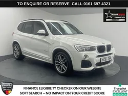 White Used 2017 BMW X3 M Sport SUV | £15,470 (Fair price)