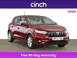 Red Used 2022 Dacia Sandero Comfort Hatchback | £10,249 (Good price)