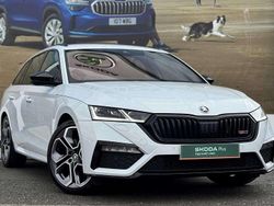 Moon white metallic Used 2022 Skoda Octavia vRS Estate | £26,890 (Expensive)