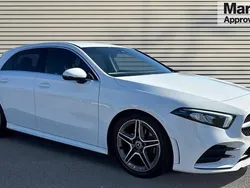 White Used 2021 Mercedes A180 AMG line Hatchback | £15,755 (Good price)