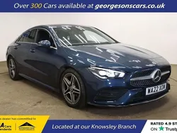 Blue Used 2022 Mercedes CLA180 AMG line Sedan | £22,680 (Good price)