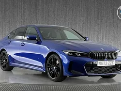 Blue Used 2024 BMW 330e M Sport | £36,489 (Fair price)