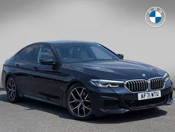 Black Used 2021 BMW 520 M Sport | £24,990 (Fair price)