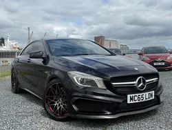 Black Used 2015 Mercedes CLA45 AMG Sedan | £13,595