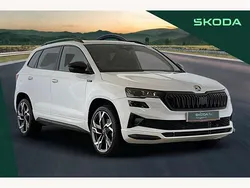 White New 2025 Skoda Karoq SportLine SUV | £31,990 (Fair price)