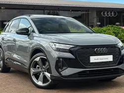 Grey Used 2025 Audi Q4 e-tron Black Edition SUV | £38,980 (Fair price)