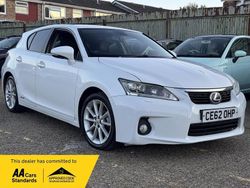 White Used 2012 Lexus CT200h Hatchback | £5,990 (A bit pricey)
